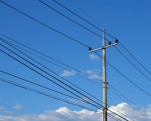 exemple de poteau électrique